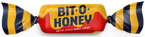 Bit-O-Honey candy wrapper